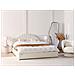 Letto Matrimoniale Contenitore Bouclé Bianco Sporco 180 X 200 Cm Chadenet - Foto miniatura 1