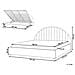 Letto Matrimoniale Contenitore Bouclé Bianco Sporco 180 X 200 Cm Chadenet - Foto miniatura 8