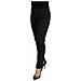 Jeans Denim Da Donna Slim Fit In Cotone Nero - W26 - Foto miniatura 2