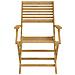 Sedie Giardino Pieghevoli 8pz 54,5x61,5x86,5 cm Massello Acacia - Foto miniatura 6