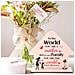 Elegante Tavoletta In Legno Per Mamma A Forma Di Casa - Decorazione Unica E Affettuosa 21x19 Cm - Foto miniatura 5