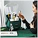 Cassetto Organizer Per Trucchi E Cosmetici. Resistente Alla Polvere E All'acqua. Realizzato In Polistirene Ad Alta Resistenza E Ad Alto Impatto. 26x17x33,5 Cm. Colore Verde - Foto miniatura 2