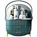 Cassetto Organizer Per Trucchi E Cosmetici. Resistente Alla Polvere E All'acqua. Realizzato In Polistirene Ad Alta Resistenza E Ad Alto Impatto. 26x17x33,5 Cm. Colore Verde - Foto miniatura 1