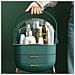 Cassetto Organizer Per Trucchi E Cosmetici. Resistente Alla Polvere E All'acqua. Realizzato In Polistirene Ad Alta Resistenza E Ad Alto Impatto. 26x17x33,5 Cm. Colore Verde - Foto miniatura 5