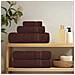 Asciugamani Per Sapone 2 Pz Marrone 30x30cm 360g/m 100% Cotone - Foto miniatura 3