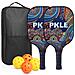 Set Da Pickleball - Racchette, Palline E Borsa In Fibra Di Vetro   9 - Foto miniatura 1
