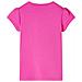 Maglietta da Bambina Maniche Aletta Rosa Scuro 92 - Foto miniatura 2