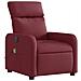 Lusso Casadino -  Poltrona Massaggiante Reclinabile Elettrica Rosso Vino Tessuto - Foto miniatura 3