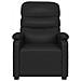 Poltrona Reclinabile Elettrica Nera In Similpelle - Foto miniatura 3