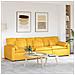 Divano Modulare con Cuscini Giallo Chiaro - Foto miniatura 2