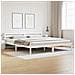 Letto con testiera Bianca 200x220 cm in Legno Massello di Pino - Foto miniatura 2