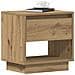 Comodino 2 pz Rovere Artigianale 45x34x47 cm Legno Ingegnerizzato - Foto miniatura 3