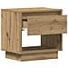 Comodino 2 pz Rovere Artigianale 45x34x47 cm Legno Ingegnerizzato - Foto miniatura 5