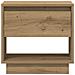 Comodino 2 pz Rovere Artigianale 45x34x47 cm Legno Ingegnerizzato - Foto miniatura 7