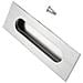 Maniglia Ad Incasso In Acciaio Inossidabile 150x50mm - Design Moderno E Resistente - Foto miniatura 5