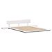 Struttura del letto Bianco 140 x 200 cm legno - Foto miniatura 1