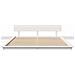 Struttura del letto Bianco 140 x 200 cm legno - Foto miniatura 5