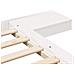 Struttura del letto Bianco 140 x 200 cm legno - Foto miniatura 8