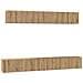 Set di mobili TV 5 pcs rovere artigianale 80 x 30 x 30 cm Media - Foto miniatura 1
