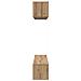 Set di mobili TV 5 pcs rovere artigianale 80 x 30 x 30 cm Media - Foto miniatura 9