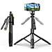 Treppiede Per Selfie In Lega Di Alluminio Da 1,53 M Con Impugnatura Stabilizzante E Interfaccia Da 1/4"" - Ideale Per Live Streaming E Fotografia - Foto miniatura 3