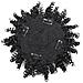 Parrucca Afro Ricci Fluffy Nera - Capelli Sintetici A Bassa Temperatura Per Acconciature Alla Moda - Foto miniatura 3
