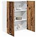 Armadio pensile con porta Riga Legno vecchio 80 x 31 x 100 cm - Foto miniatura 3