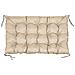 Cuscino da giardino AIO FACTORY 120x80 cm impermeabile beige per panca in pallet - Foto miniatura 1