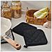 Set Di 2 Presine Resistenti Al Calore, Cuscinetti Termici Imbottiti In Cotone Black - Foto miniatura 2