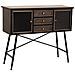 Credenza In Metallo Marrone 122x42x100h - Foto miniatura 1