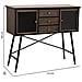 Credenza In Metallo Marrone 122x42x100h - Foto miniatura 4