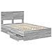 Struttura del letto con cassetto Grigio Sonoma 120 x 190 cm - Foto miniatura 5