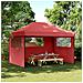 Tenda Party Borgogna 279 x 410 x 315 cm Tessuto Oxford - Foto miniatura 2