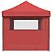 Tenda Party Borgogna 279 x 410 x 315 cm Tessuto Oxford - Foto miniatura 5