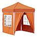 Tenda per feste a pop-up 195 x 195 x 245 cm Arancione - Foto miniatura 1