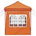 Tenda per feste a pop-up 195 x 195 x 245 cm Arancione - Foto miniatura 8