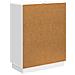 Credenza Bianco Lucido 66 x 34,5 x 87 cm Legno ingegnerizzato - Foto miniatura 6