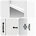 Credenza Bianco Lucido 66 x 34,5 x 87 cm Legno ingegnerizzato - Foto miniatura 7