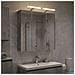 Mobiletto per specchio da bagno Grigio cemento - Foto miniatura 4