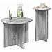 Set tavolini 2 pcs Grigio Sonoma Legno ingegnerizzato - Foto miniatura 2