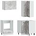 Unità Cucina LYON 8 pcs Grigio Cemento Legno ingegnerizzato - Foto miniatura 4