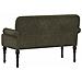 Loveseat con bottoni imbottiti Verde militare 120 x 65 x 78 cm - Foto miniatura 5