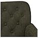 Loveseat con bottoni imbottiti Verde militare 120 x 65 x 78 cm - Foto miniatura 7