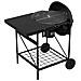 Griglia a carbone con tubi affumicatori 91 x 71 x 107 cm Nero - Foto miniatura 5