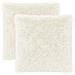 Cuscino con cuscino HEERLEN 2 pz Bianco Fleece PV - Foto miniatura 1