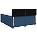 Letto box spring con materasso Blu 140 x 190 cm Tessuto - Foto miniatura 9