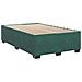 Letto box spring con materasso Verde Scuro 120 x 190 cm Velluto - Foto miniatura 5