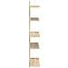 Mensola a muro flottante Rovere Sonoma 48,5 x 15 x 101 cm - Foto miniatura 5