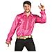 Camicia Stile Disco Rosa Per Uomo Xl - Foto miniatura 1