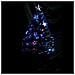 Albero Di Natale 90cm Con 90 Rami In Pvc E Fibra Ottica Con 12 Led - Foto miniatura 3